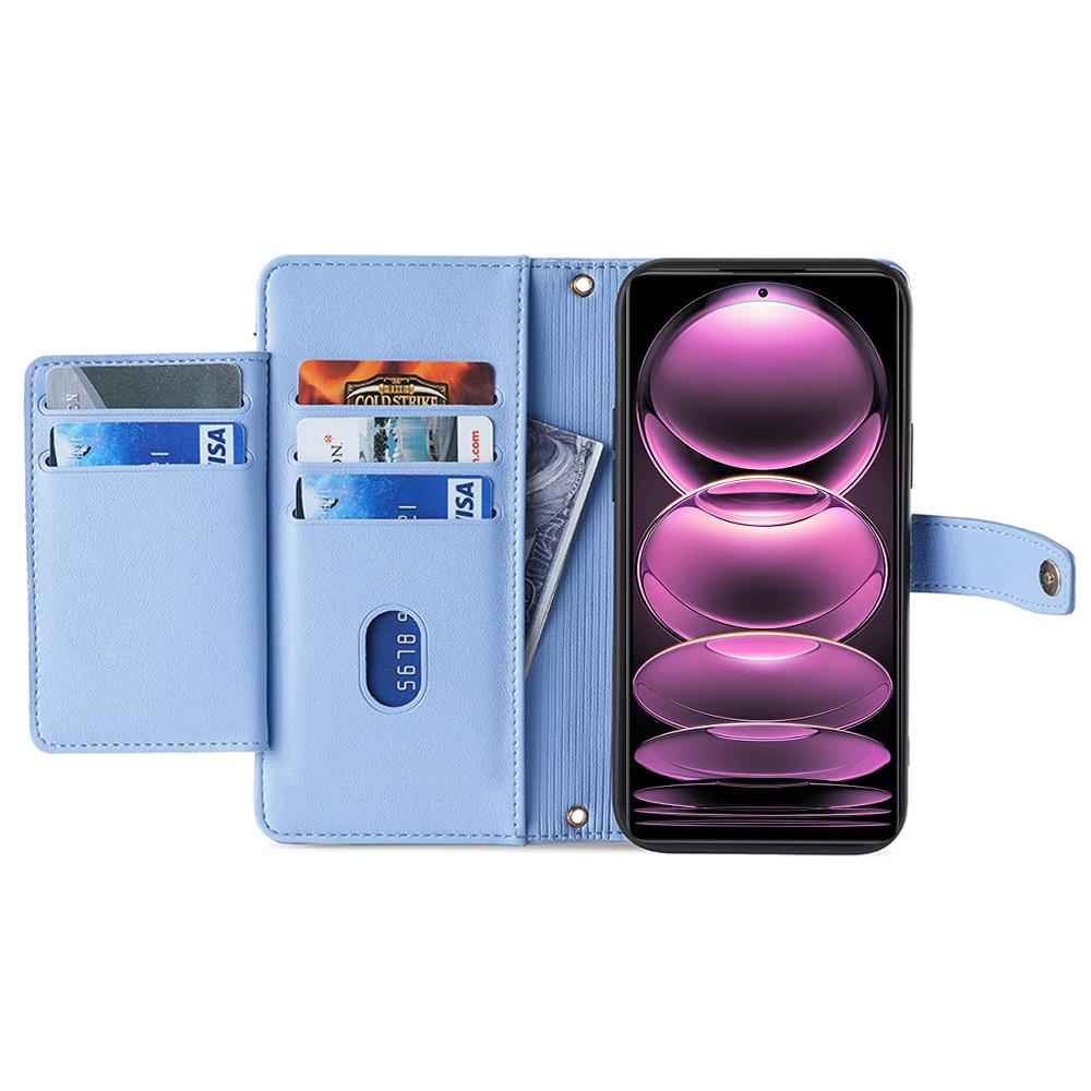 For Xiaomi Redmi K60 Ultra/13T/13T Pro Case Leather Zipper Wallet Stand Phone Cover with Long and Short Strap Orange
For Xiaomi Redmi K60 Ultra/13T/13T Pro Case Leather Zipper Wallet Stand Phone Cover with Long and Short Strap Orange