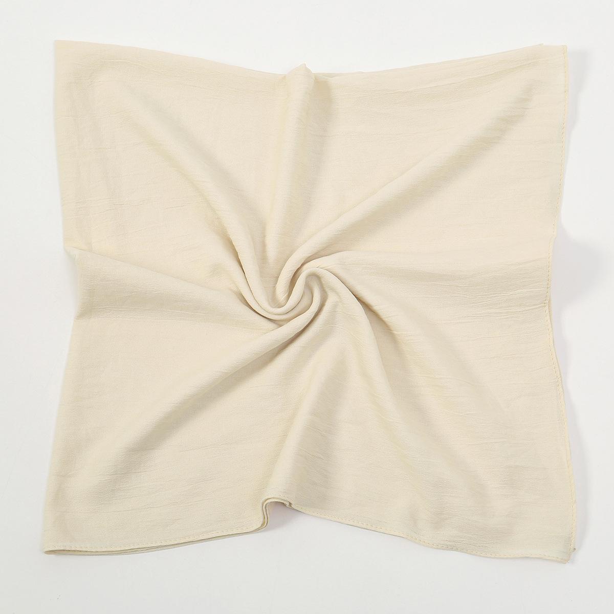 Однотонный мягкий дышащий полиэстеровый квадратный шарф - Женский европейский/американский головной платок, Повседневный солнцезащитный декоративный шелковый шарф 90x90 cm
Однотонный мягкий дышащий полиэстеровый квадратный шарф - Женский европейский/американский головной платок, Повседневный солнцезащитный декоративный шелковый шарф 90x90 cm