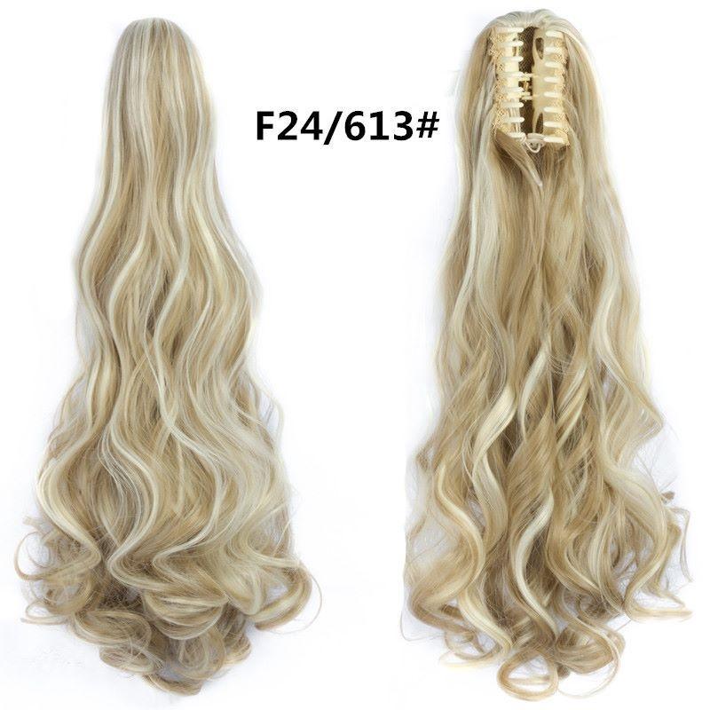 22-дюймовые синтетические длинные волнистые вьющиеся волосы для наращивания хвоста с когтями, черный, коричневый, красный шиньон для женщин
22-дюймовые синтетические длинные волнистые вьющиеся волосы для наращивания хвоста с когтями, черный, коричневый, красный шиньон для женщин