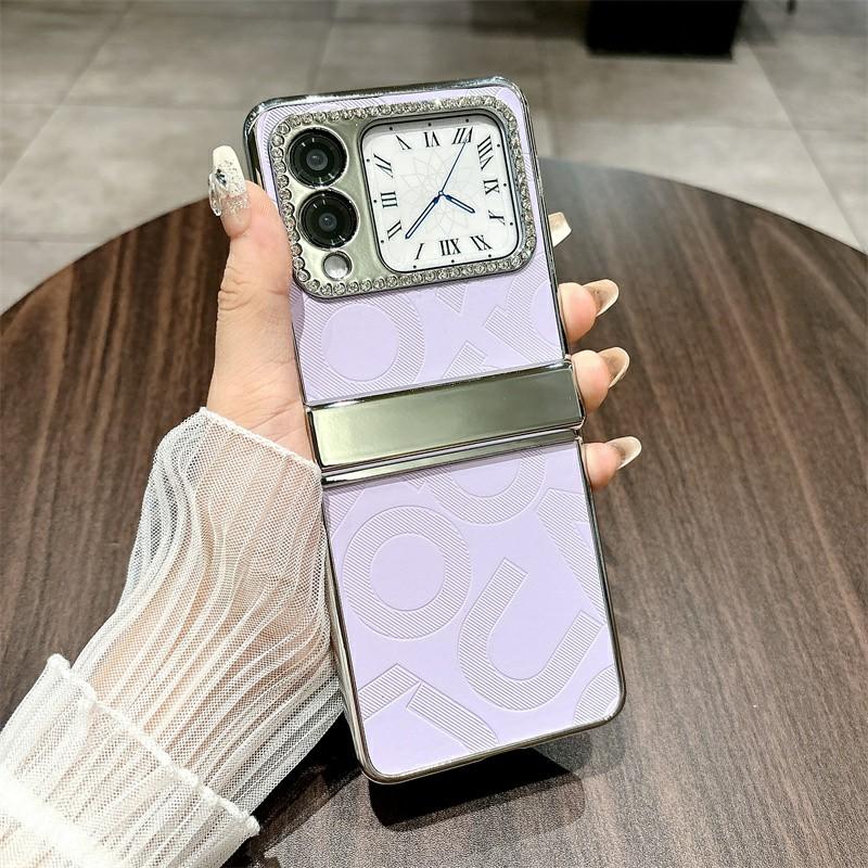 For Huawei nova Flip 5G Case Letter Print PU Leather+PC Rhinestone Phone Cover Purple
For Huawei nova Flip 5G Case Letter Print PU Leather+PC Rhinestone Phone Cover Purple