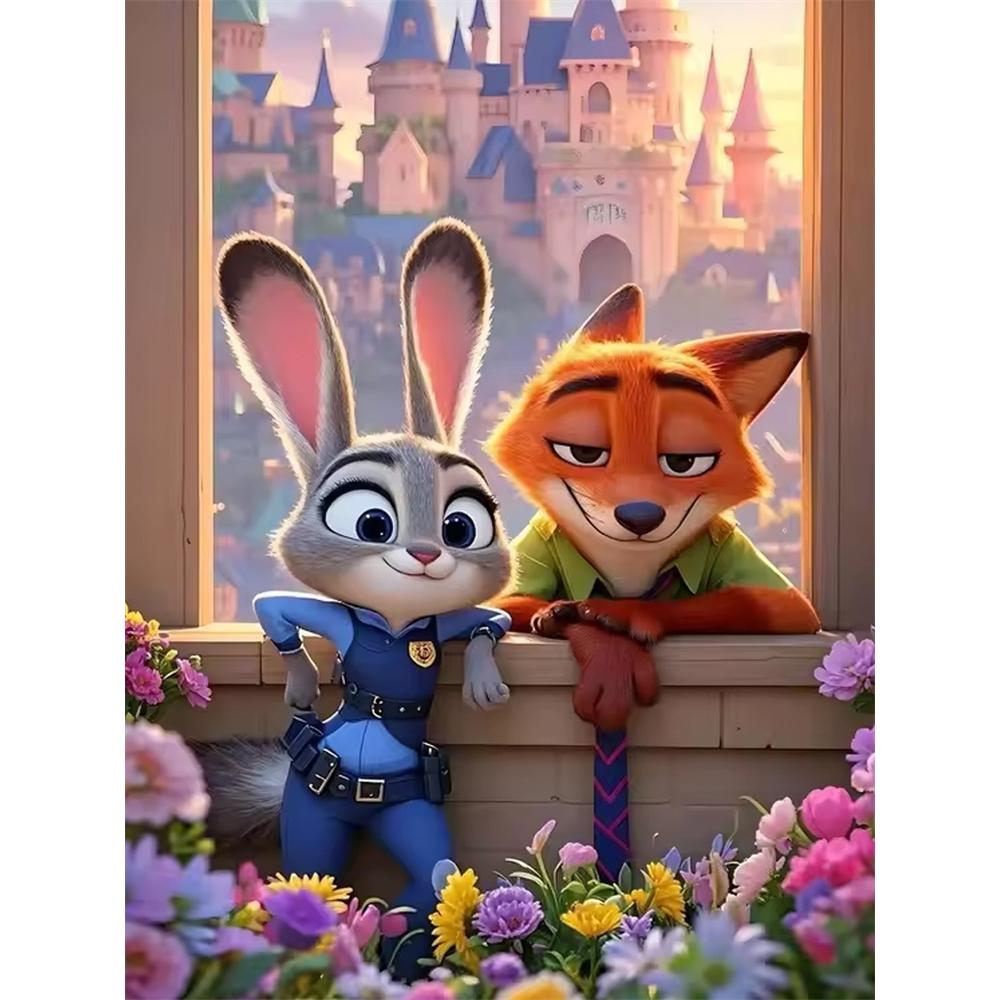 Disney Diamond Painting Judy Nick Castle Romantic Art Painting Rhinestone 5D Mosaic Handmade DIY Cross stitch Gift Home Decoration Round 20x30cm
Disney Diamond Painting Judy Nick Castle Romantic Art Painting Rhinestone 5D Mosaic Handmade DIY Cross stitch Gift Home Decoration Round 20x30cm