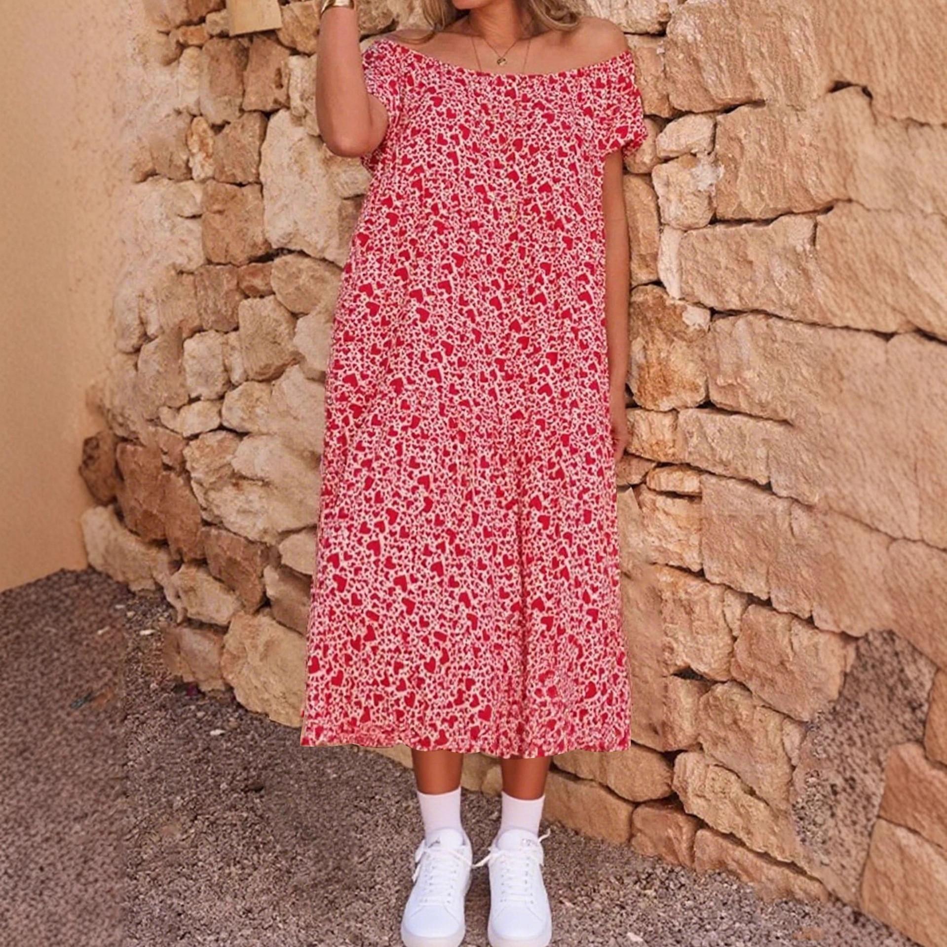 Plus Size Summer Casual Off-the-Shoulder Dress – Elegant Vacation Trend with Random Print L цветочные печати
Plus Size Summer Casual Off-the-Shoulder Dress – Elegant Vacation Trend with Random Print L цветочные печати