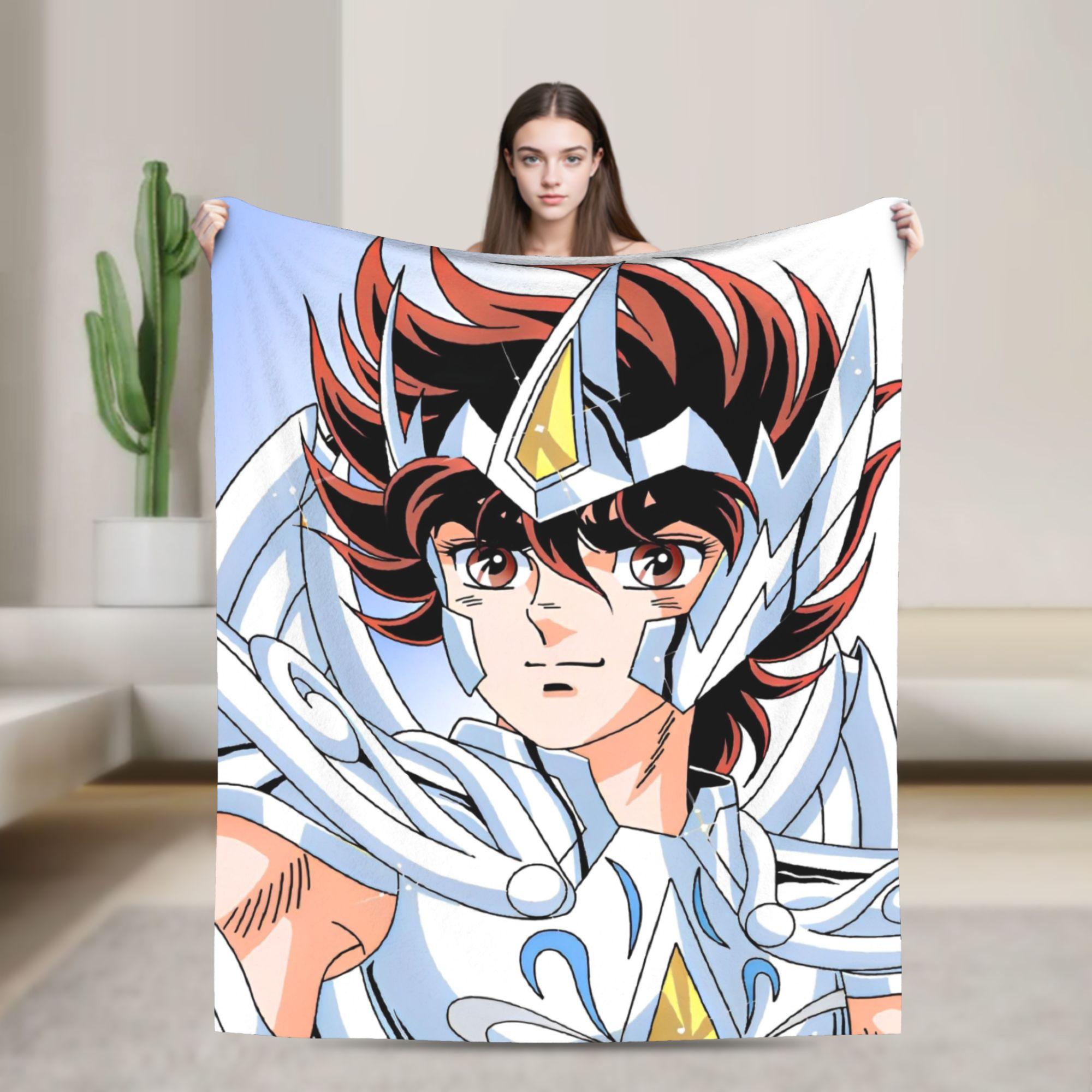 Saint Seiya Blanket Fleece All Season Knights of the Zodiac Breathable Soft Throw Blankets for Bed Bedroom Bedspreads 75x90cm
Saint Seiya Blanket Fleece All Season Knights of the Zodiac Breathable Soft Throw Blankets for Bed Bedroom Bedspreads 75x90cm