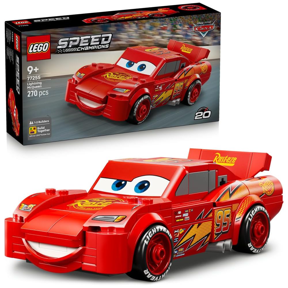 LEGO Speed Champions Lightning McQueen Toy Vehicle for Kids 9-11 Years Old Block Set
LEGO Speed Champions Lightning McQueen Toy Vehicle for Kids 9-11 Years Old Block Set
