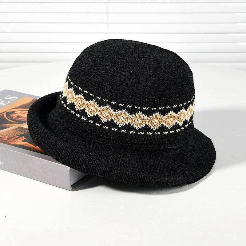 New Spring and Summer Knitted Rolled-Brimmed Small Bucket Hat for Women Outdoor Travel Fashion Ethnic Style, Elegant Hat 58 чорний
New Spring and Summer Knitted Rolled-Brimmed Small Bucket Hat for Women Outdoor Travel Fashion Ethnic Style, Elegant Hat 58 чорний