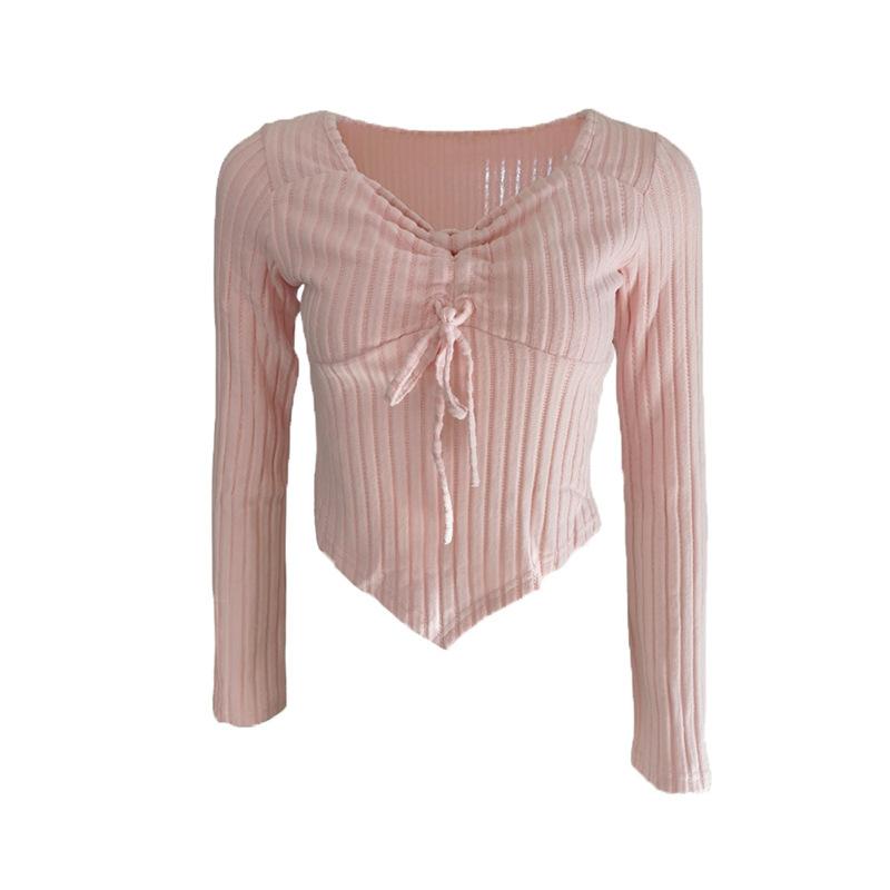 2026 Women s Casual Solid Color Slim Fit V-Neck Ruched Bell Sleeve T-Shirt S розовый
2026 Women s Casual Solid Color Slim Fit V-Neck Ruched Bell Sleeve T-Shirt S розовый