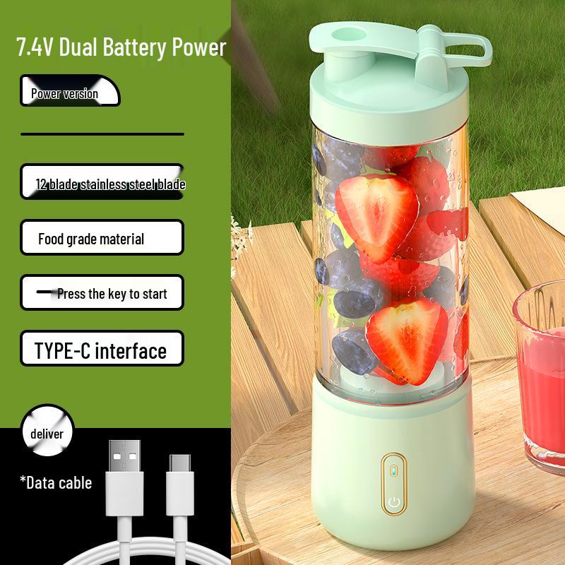 Portable Electric Juicer & Ice Crusher Blender for Fruits & Vegetables 3.7V Basic (6 Blades) зелёный
Portable Electric Juicer & Ice Crusher Blender for Fruits & Vegetables 3.7V Basic (6 Blades) зелёный