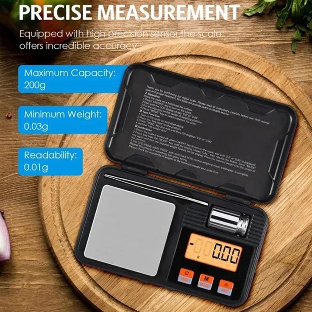 Digital Electronic Gram Scale 200g/0.01g Smart Pocket Scale Multifunction Jewelry Scale Gold 200g/0.01g
Digital Electronic Gram Scale 200g/0.01g Smart Pocket Scale Multifunction Jewelry Scale Gold 200g/0.01g