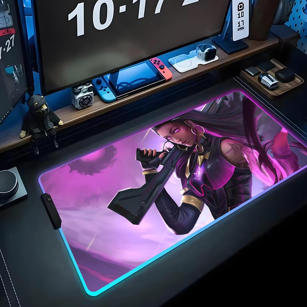 reyna Mouse Pad RGB Gaming Mousepad Big LED Pad PC Desk Mat Luminous Mouse Pad Large Keyboard Mats Table Rug With Backlit RGB600x300x3mm
reyna Mouse Pad RGB Gaming Mousepad Big LED Pad PC Desk Mat Luminous Mouse Pad Large Keyboard Mats Table Rug With Backlit RGB600x300x3mm