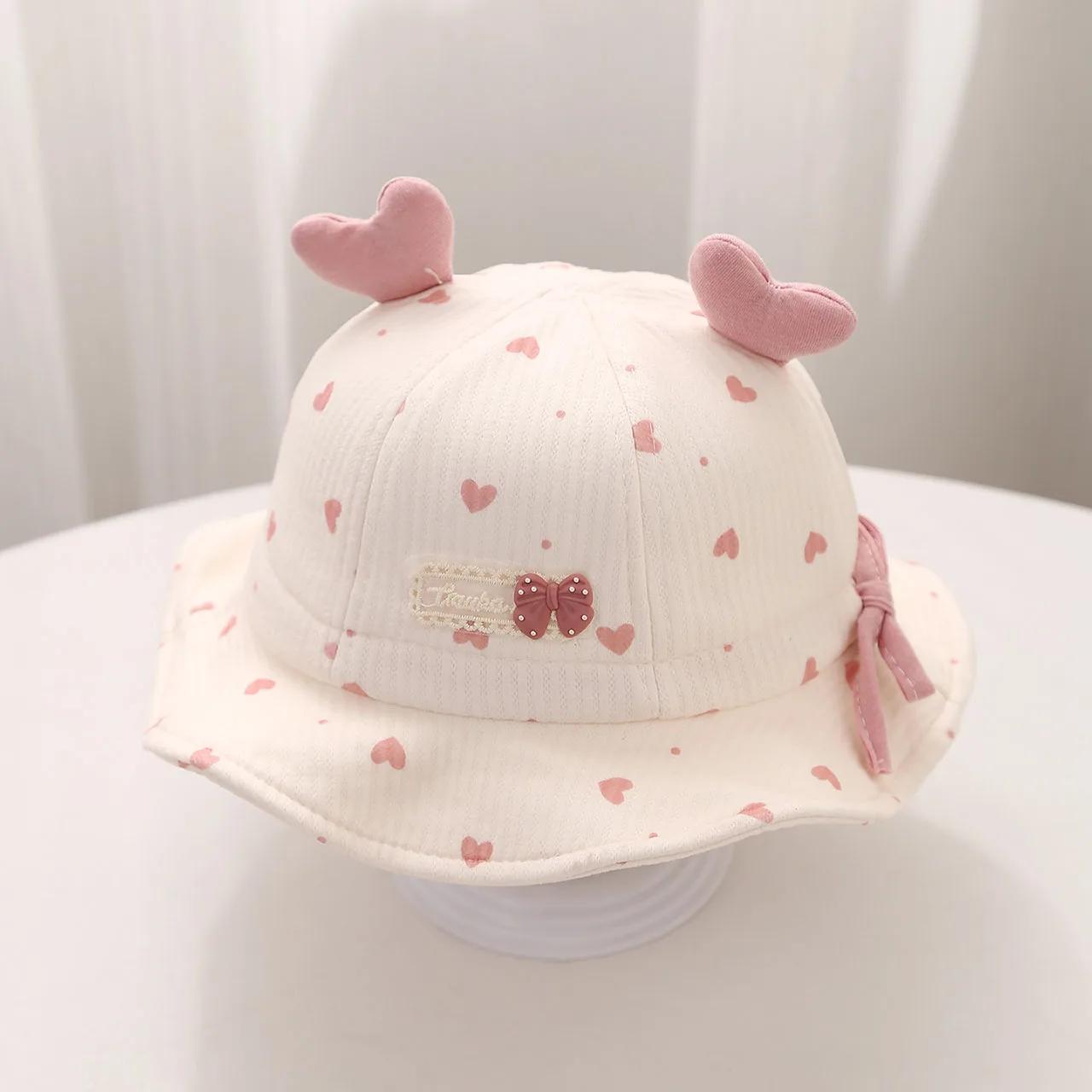 Cute Lover Heart Print Baby Bucket Hat Adjustable Baby Boys Girls Fisherman Cap Outdoor Toddler Kids Sunshade Basin Cap 48CM fit 5-18M рожевий
Cute Lover Heart Print Baby Bucket Hat Adjustable Baby Boys Girls Fisherman Cap Outdoor Toddler Kids Sunshade Basin Cap 48CM fit 5-18M рожевий