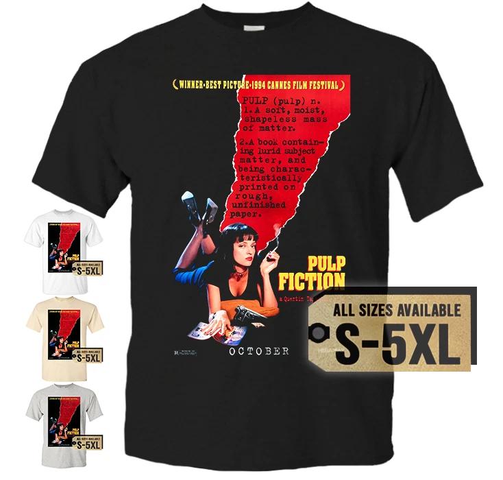 PULP FICTION T shirt Tee V22 Movie Poster Vintage Natural Black White S to 5XL 3XL
PULP FICTION T shirt Tee V22 Movie Poster Vintage Natural Black White S to 5XL 3XL