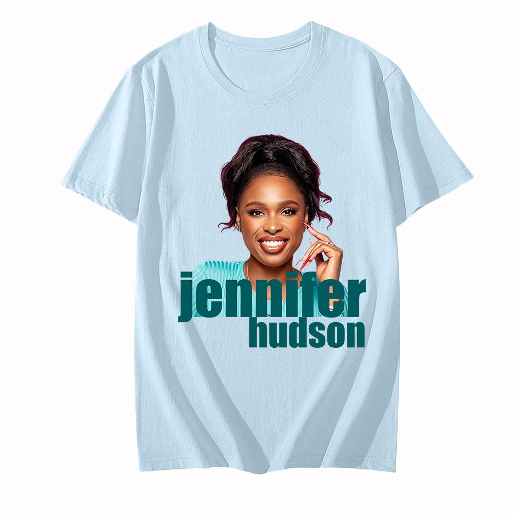 Jennifer Hudson T-Shirt Graphic Printing Fashion O-neck Clothing Short Sleeve Casual Cotton Tops Summer Women/men Tees XXL світло-синій колір
Jennifer Hudson T-Shirt Graphic Printing Fashion O-neck Clothing Short Sleeve Casual Cotton Tops Summer Women/men Tees XXL світло-синій колір