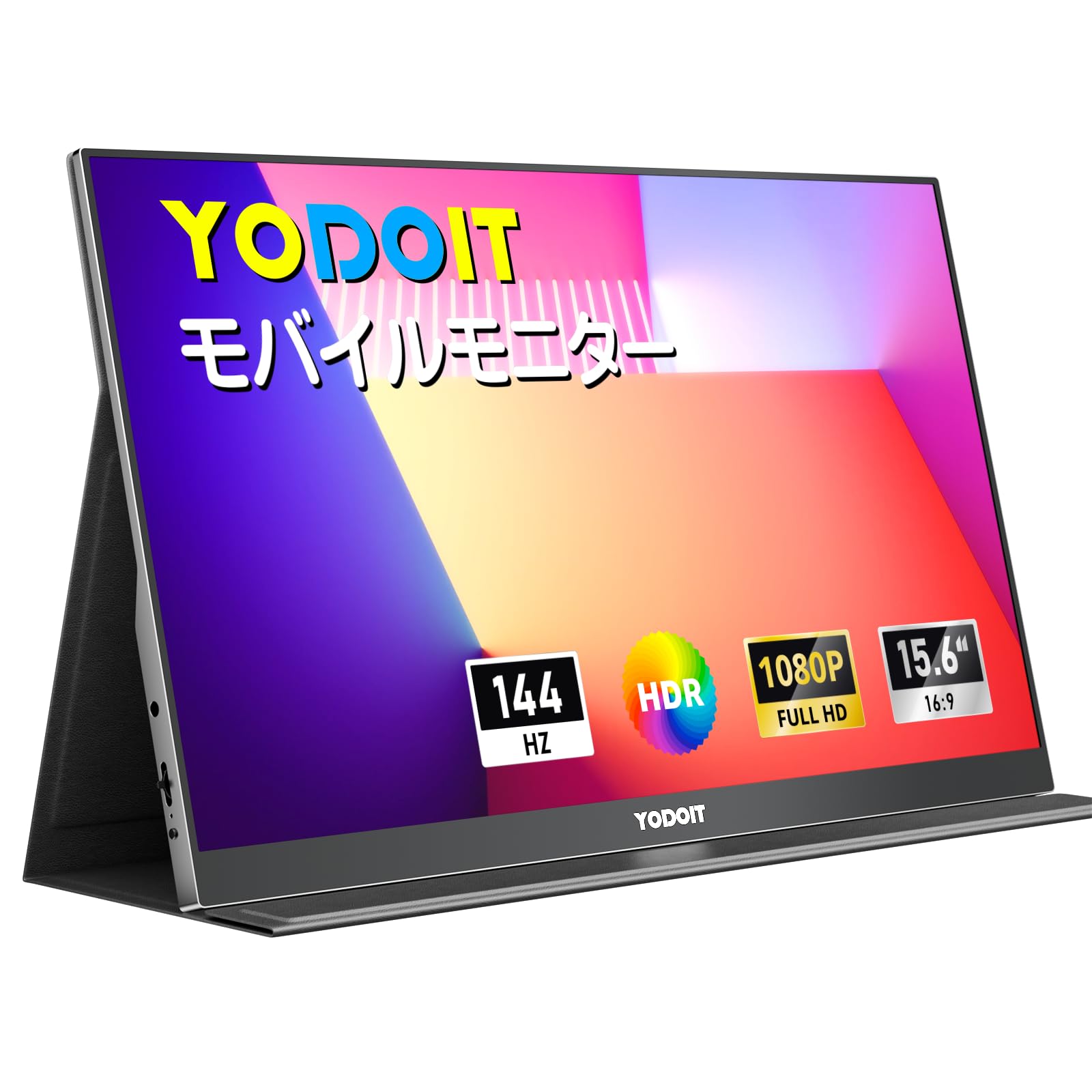 Yodoit Mobile Gaming Lightweight Mobile 1080P Easy to Cover Compatible with Monitor, Monitor, 144Hz, Display, 100% sRGB, VESA, 15.6 Inch, FHD, Carry, чорний
Yodoit Mobile Gaming Lightweight Mobile 1080P Easy to Cover Compatible with Monitor, Monitor, 144Hz, Display, 100% sRGB, VESA, 15.6 Inch, FHD, Carry, чорний