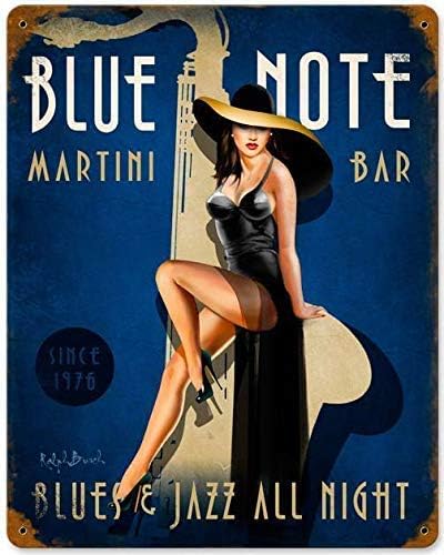 Pin Up Girl Blue Note Martini Bules Jazz Bar for Home Bar Kitchen Pub Wall Decor Signs Aluminum 20x30cm(7.8x11.8inch)
Pin Up Girl Blue Note Martini Bules Jazz Bar for Home Bar Kitchen Pub Wall Decor Signs Aluminum 20x30cm(7.8x11.8inch)