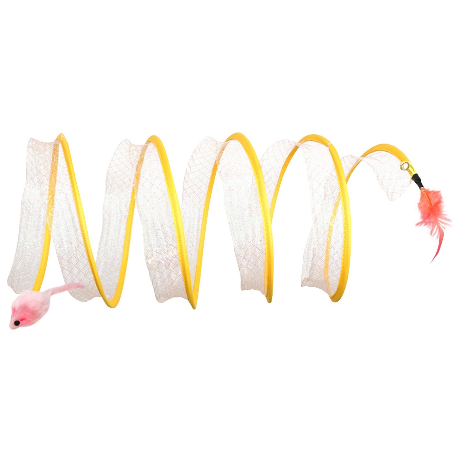 Tunnel Toy Foldable Track Toy Funny Self-Happiness Channel Toy Supplies One Size жовтий
Tunnel Toy Foldable Track Toy Funny Self-Happiness Channel Toy Supplies One Size жовтий
