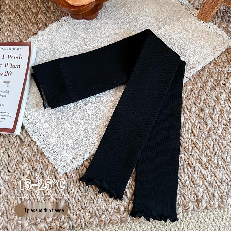 2025 Autumn/Winter Girls Ruffle Edge Brushed Leggings - Solid Color, Versatile, Elastic Nine-Point Pants M/90-105cm
2025 Autumn/Winter Girls Ruffle Edge Brushed Leggings - Solid Color, Versatile, Elastic Nine-Point Pants M/90-105cm