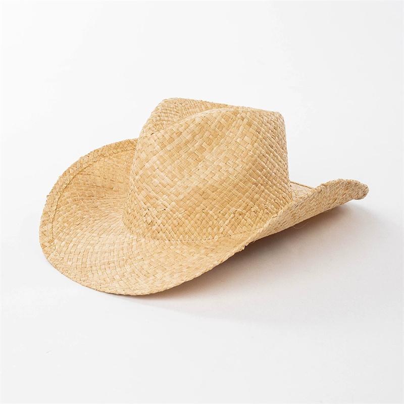 Raffia Straw Cowboy Hat Unisex Outdoor Travel Sun Protection beach Western Style Straw Hat sombrero cowboy M55-58cm
Raffia Straw Cowboy Hat Unisex Outdoor Travel Sun Protection beach Western Style Straw Hat sombrero cowboy M55-58cm