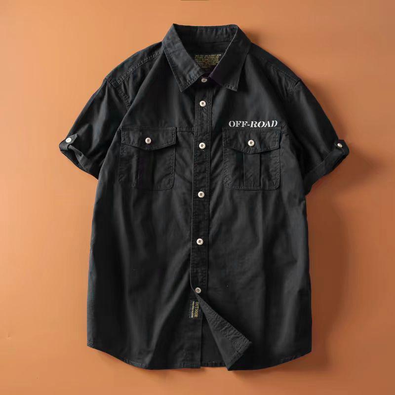 Summer Men s Loose Casual Work irt Retro Japanese Sle ort Sve Multi ket Trendy Outerwear Youth ular Pure Color L чорний
Summer Men s Loose Casual Work irt Retro Japanese Sle ort Sve Multi ket Trendy Outerwear Youth ular Pure Color L чорний