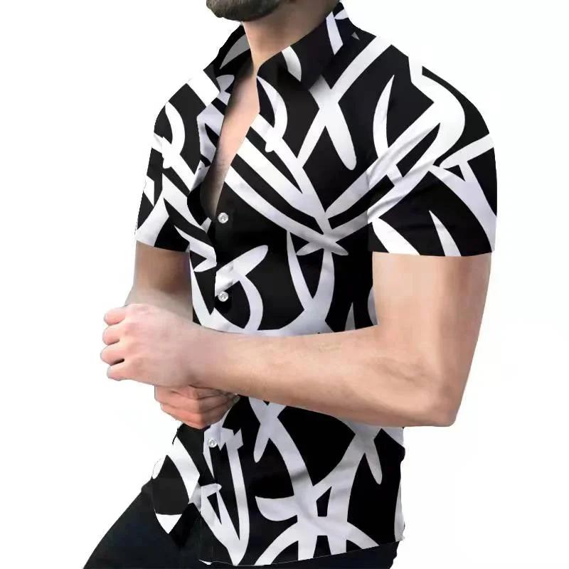 Men s Striped Printed Short Sleeve Shirt, Fashionable and Casual Loose Shirt 2XL
Men s Striped Printed Short Sleeve Shirt, Fashionable and Casual Loose Shirt 2XL