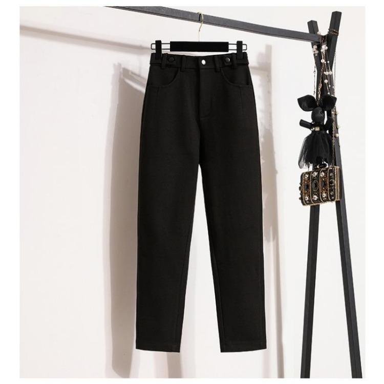 Autumn Women Plus Size Casual Trousers High Waist Soft Loose Elastic Vintage Solid Long Pants Basic Style 5XL S чёрный
Autumn Women Plus Size Casual Trousers High Waist Soft Loose Elastic Vintage Solid Long Pants Basic Style 5XL S чёрный