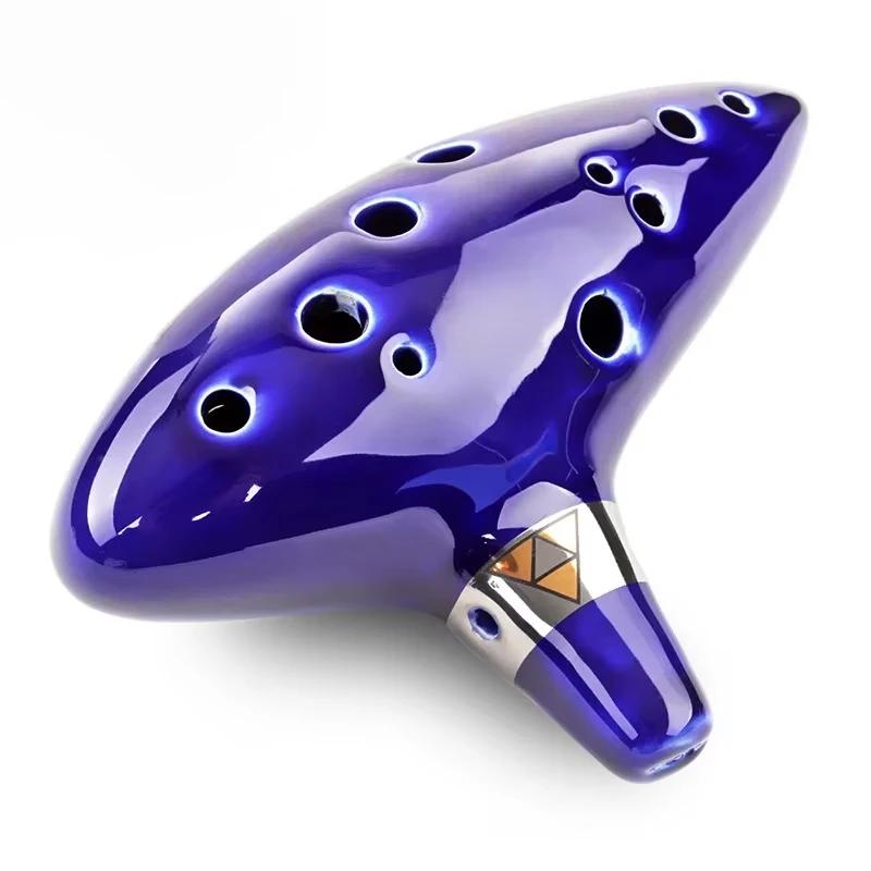 Ocarina Ceramic Legend Of 12 Holes Ceramic Alto C Ocarina Flute Blue Inspired Time Musical Instrument For Beginner Accessories
Ocarina Ceramic Legend Of 12 Holes Ceramic Alto C Ocarina Flute Blue Inspired Time Musical Instrument For Beginner Accessories