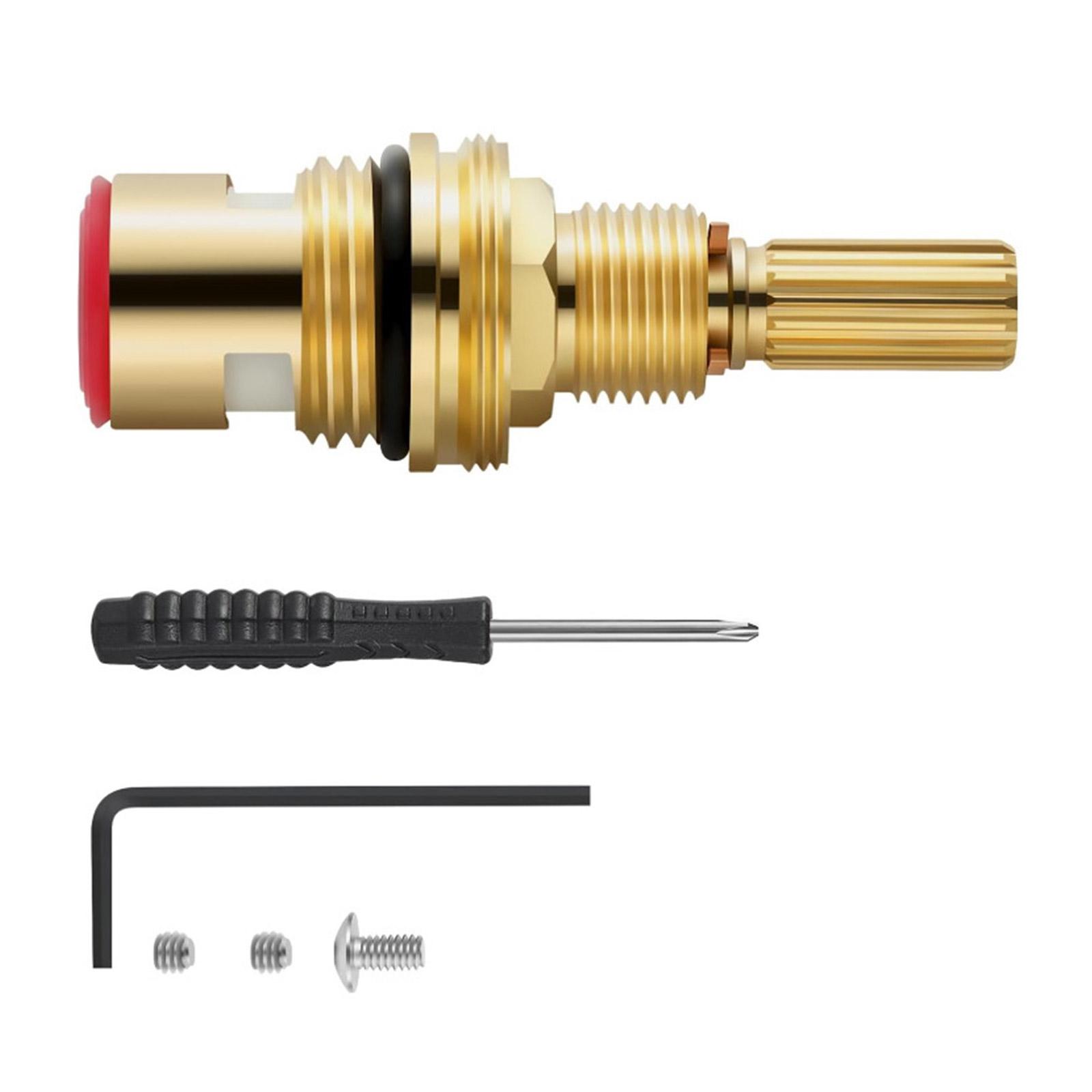 Brass Faucet Diverter Valves Ceramic Cartridge Set Universal Fit Wear Resistant Water Control Valves for Sink Fixtures
Brass Faucet Diverter Valves Ceramic Cartridge Set Universal Fit Wear Resistant Water Control Valves for Sink Fixtures
