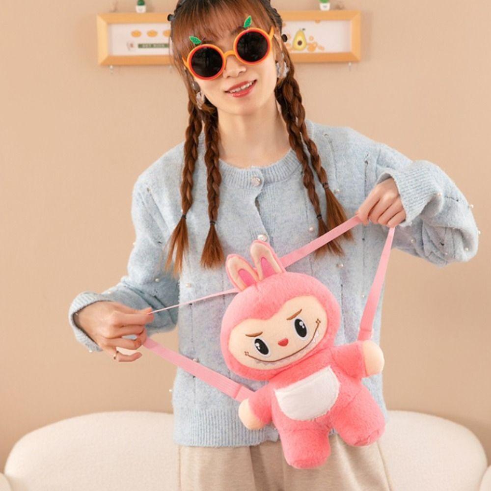 Adjustable Straps Labubu Backpack Plush Filled Cartoon Peripheral Daypack Labubu Plush Bag Kids коричневий
Adjustable Straps Labubu Backpack Plush Filled Cartoon Peripheral Daypack Labubu Plush Bag Kids коричневий