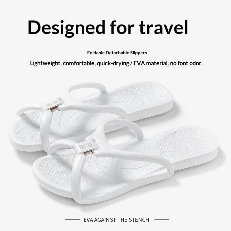 Summer New Style Foldable Slippers For Women On Business Trips, Portable Hotel Travel Non-slip Couple Slippers 46 білий
Summer New Style Foldable Slippers For Women On Business Trips, Portable Hotel Travel Non-slip Couple Slippers 46 білий