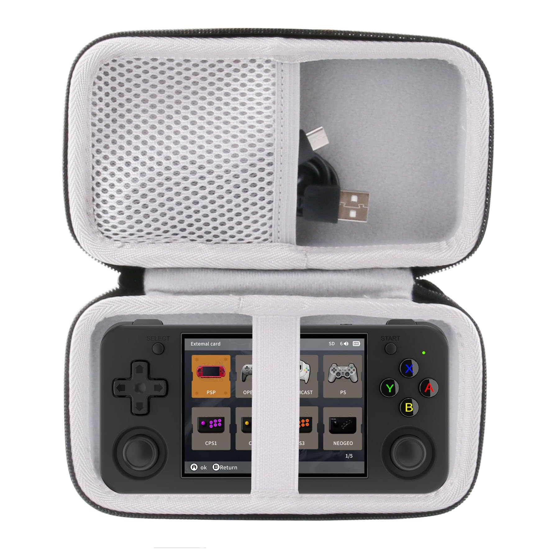 RG35XX H Portable Retro Game Console Protective Storage Case for Storage Case WERJIA /RG300X -
RG35XX H Portable Retro Game Console Protective Storage Case for Storage Case WERJIA /RG300X -