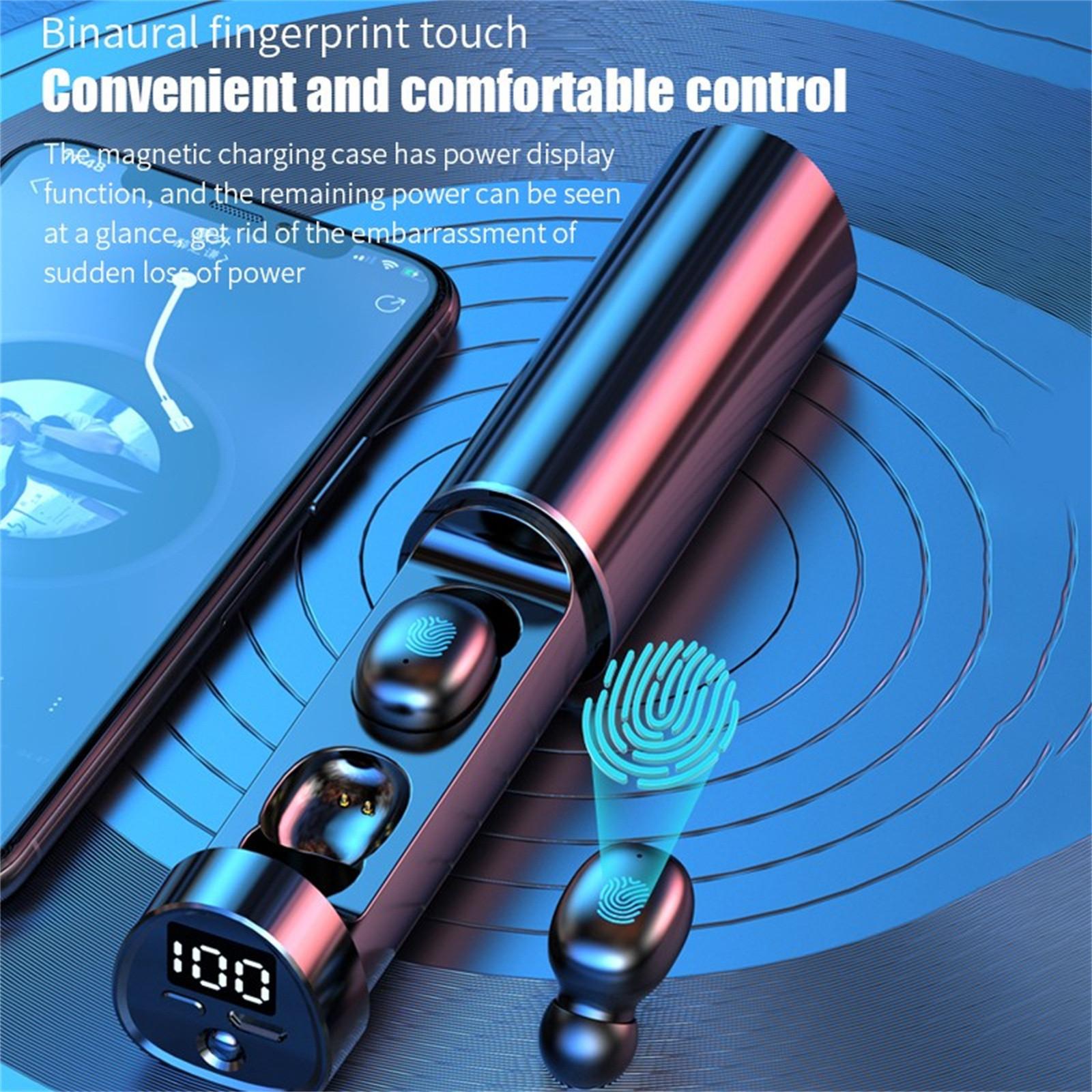 Новая беспроводная Bluetooth-гарнитура Digital Touch Wireless 5.0 с двумя наушниками TWS с дисплеем питания чёрный
Новая беспроводная Bluetooth-гарнитура Digital Touch Wireless 5.0 с двумя наушниками TWS с дисплеем питания чёрный