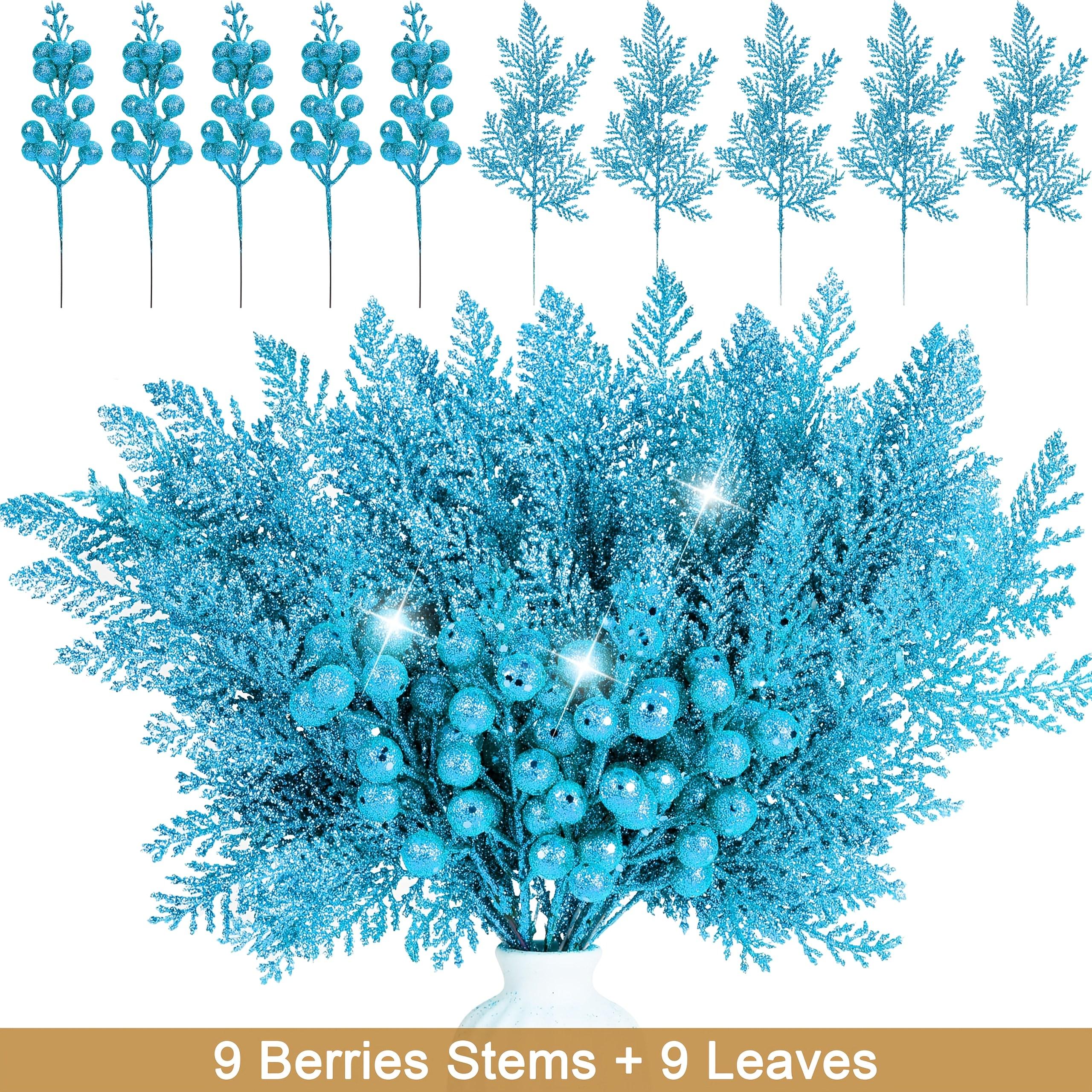 18Pcs Glitter Artificial Flowers Christmas Tree Decoration for Home Decor Fake Flowers Xmas Ornament New Year DIY Party Supplies світло-синій колір
18Pcs Glitter Artificial Flowers Christmas Tree Decoration for Home Decor Fake Flowers Xmas Ornament New Year DIY Party Supplies світло-синій колір