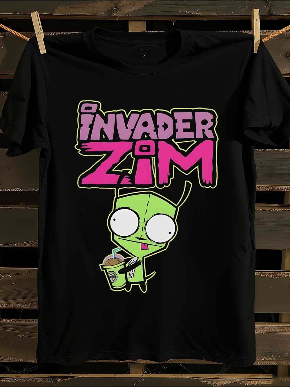 Invader Zim GIR Snacking & Iconic Pose T-Shirt Mens Tshirt Womens Tshirts with Letters Print Short Sleeves T-Shirt Casual Street Tee Shirt Top XXXL
Invader Zim GIR Snacking & Iconic Pose T-Shirt Mens Tshirt Womens Tshirts with Letters Print Short Sleeves T-Shirt Casual Street Tee Shirt Top XXXL