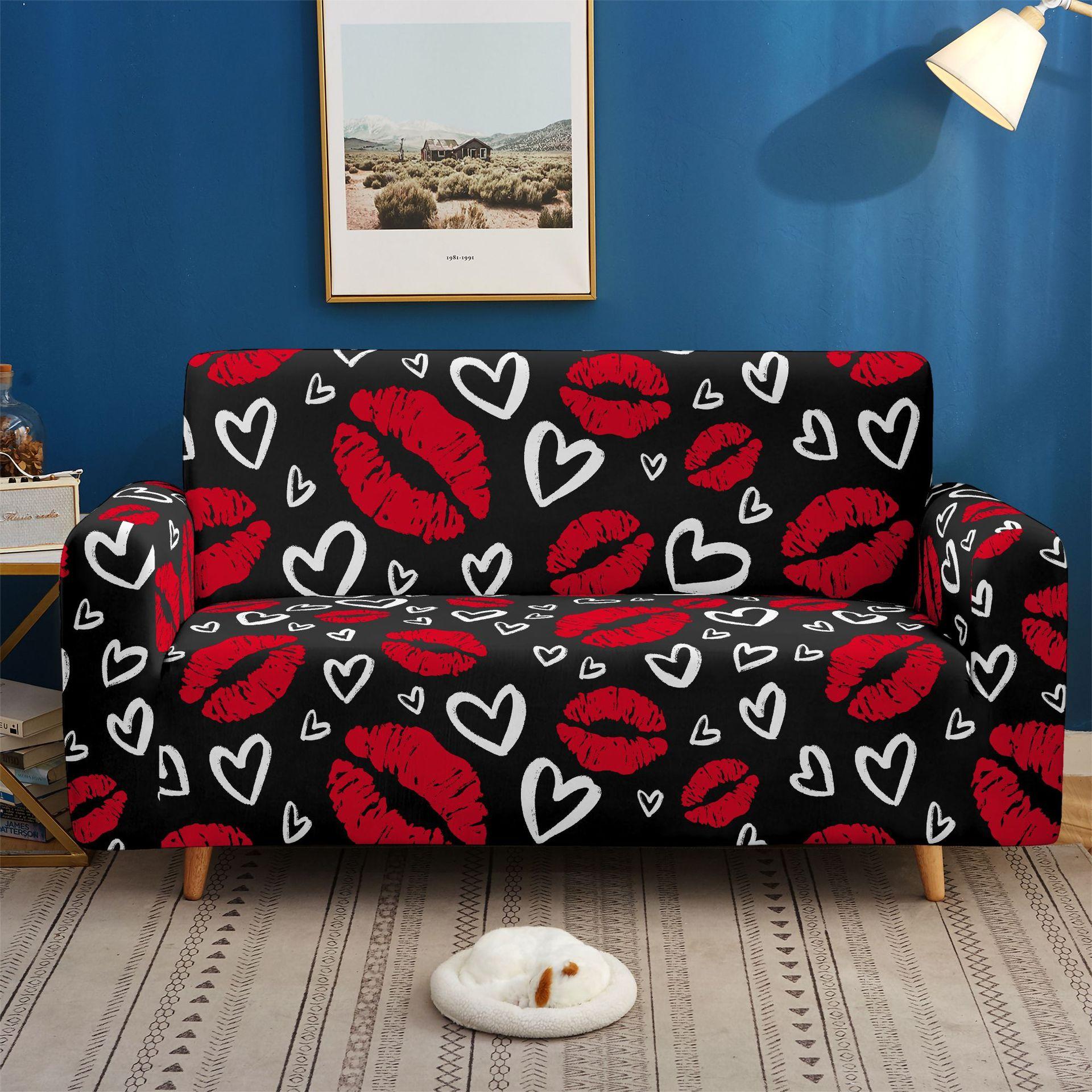 Elastic All-Inclusive Sofa Cover Red Lip Multi-Person Combination Sofa Cover Lazy Sofa Cover 90 * 140cm one seat
Elastic All-Inclusive Sofa Cover Red Lip Multi-Person Combination Sofa Cover Lazy Sofa Cover 90 * 140cm one seat