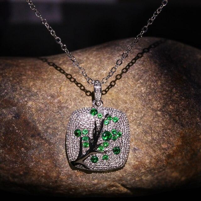 Красочный циркон с листьями, кулон в виде ветки для женщин, сверкающее розовое вишневое дерево с фианитами, нежное модное ожерелье, ювелирные изделия
Красочный циркон с листьями, кулон в виде ветки для женщин, сверкающее розовое вишневое дерево с фианитами, нежное модное ожерелье, ювелирные изделия