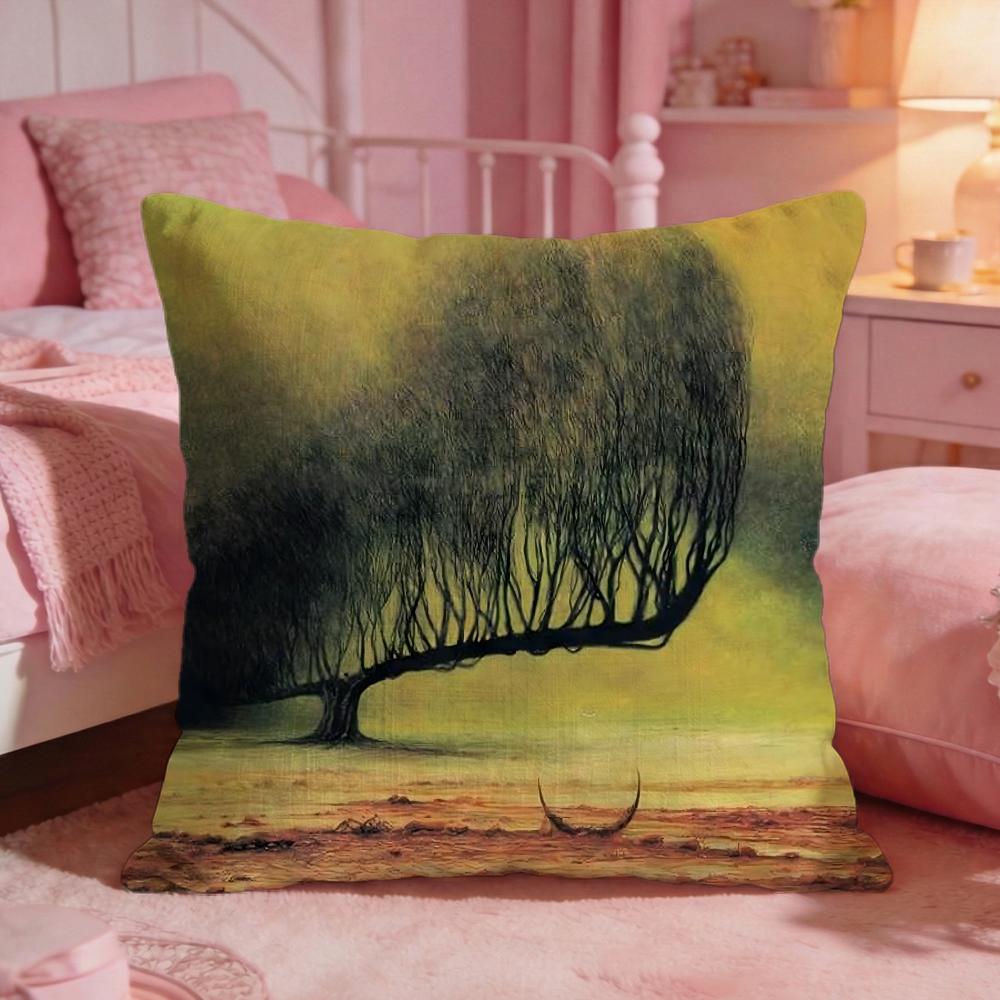 Artist ZZdzislaw Beksinskis Cushion Cover Premium Comfort Reversible Pillow Cove Two in One Design for Any Room Car Interior 30X30cm
Artist ZZdzislaw Beksinskis Cushion Cover Premium Comfort Reversible Pillow Cove Two in One Design for Any Room Car Interior 30X30cm