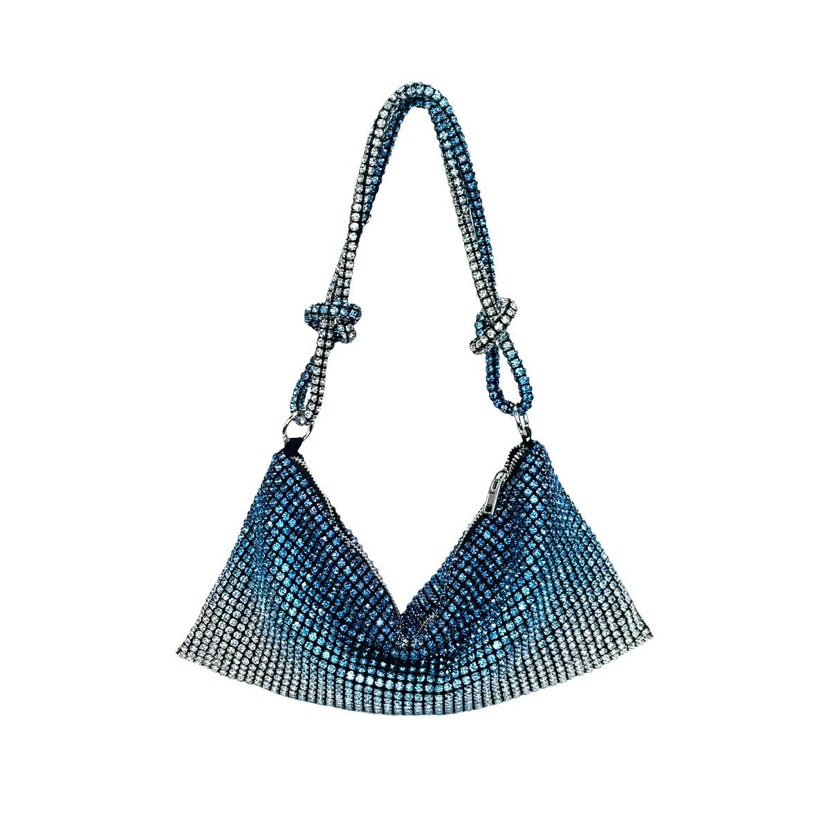 Handmade Diamond-Encrusted Women S Armpit Bag Super Flash Knotted Hand Bag Celebrity Light Luxury Armpit Dinner Bag зелений
Handmade Diamond-Encrusted Women S Armpit Bag Super Flash Knotted Hand Bag Celebrity Light Luxury Armpit Dinner Bag зелений