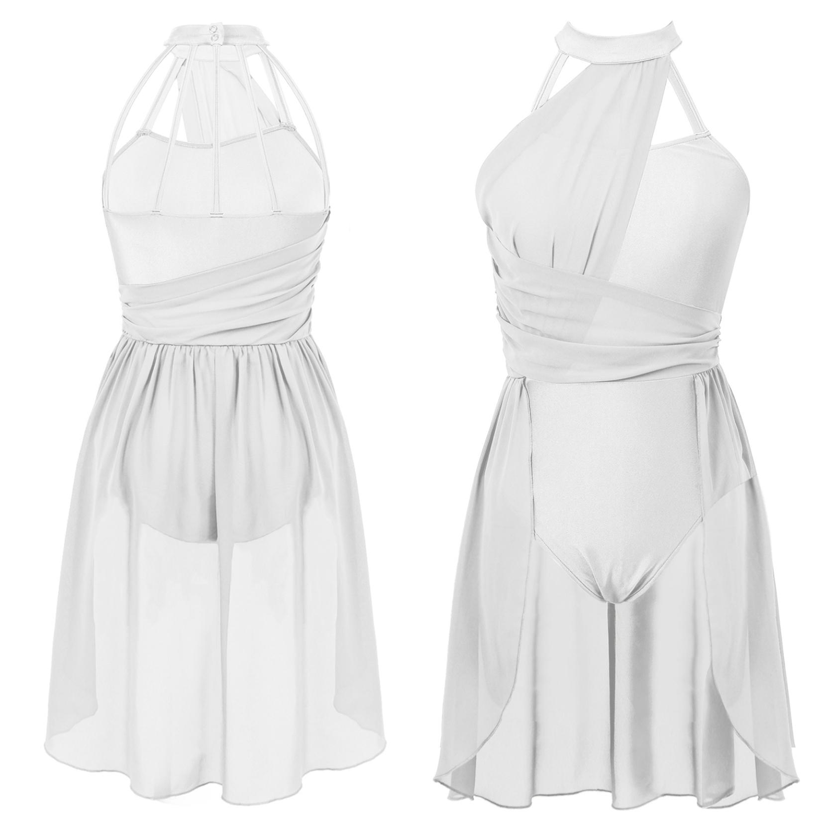 Жіноче балетне танцювальне плаття Доросла гімнастика Ліричний сучасний танець Костюми балерини Одяг Сценічний виступ Плаття-трико M білий
Жіноче балетне танцювальне плаття Доросла гімнастика Ліричний сучасний танець Костюми балерини Одяг Сценічний виступ Плаття-трико M білий