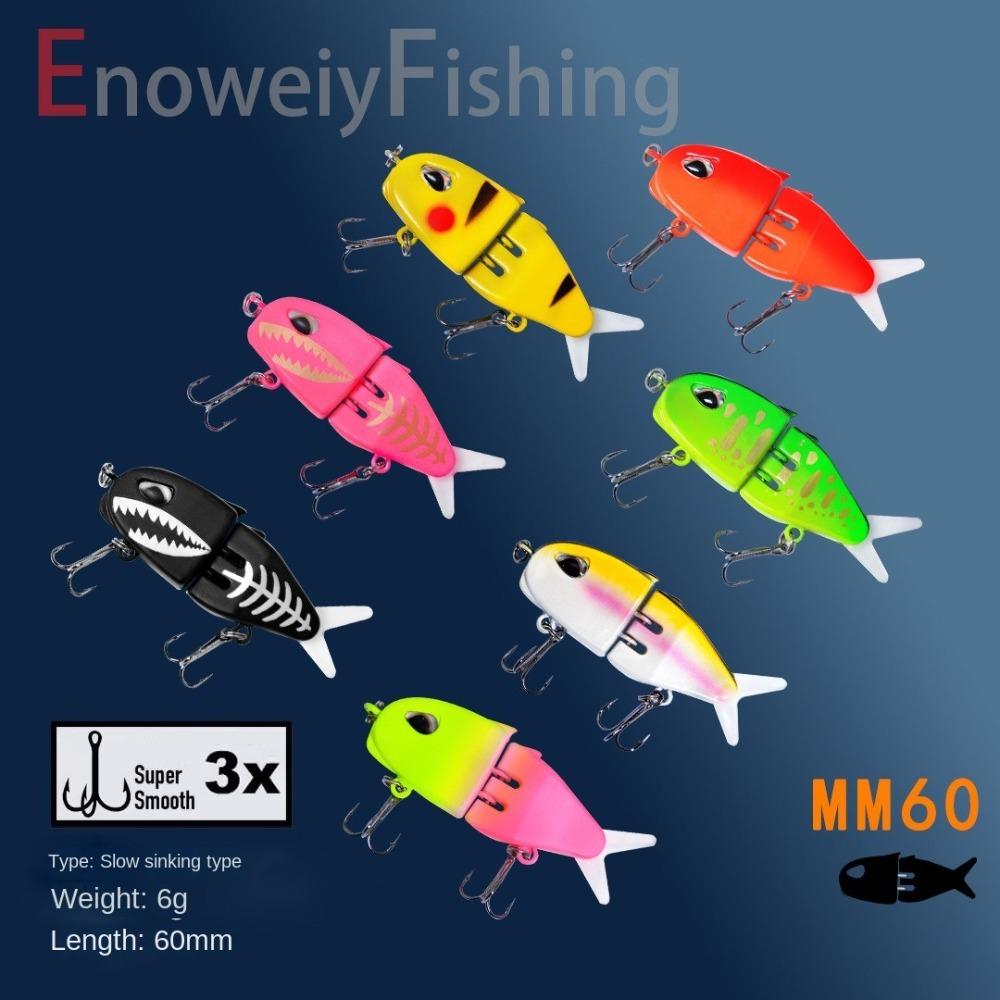 3D Printed 2Segment Fishing Lures Deep Diving Plastic Hard Crank lure 2024 Bionic Bait G-6cm 6.5g
3D Printed 2Segment Fishing Lures Deep Diving Plastic Hard Crank lure 2024 Bionic Bait G-6cm 6.5g