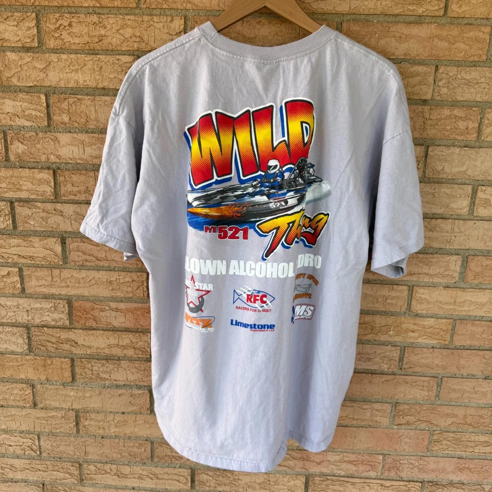Wild Thing 521 Force Blown Alcohol Hydro Boat Racing Graphic T-Shirt size 2XL 2XL
Wild Thing 521 Force Blown Alcohol Hydro Boat Racing Graphic T-Shirt size 2XL 2XL