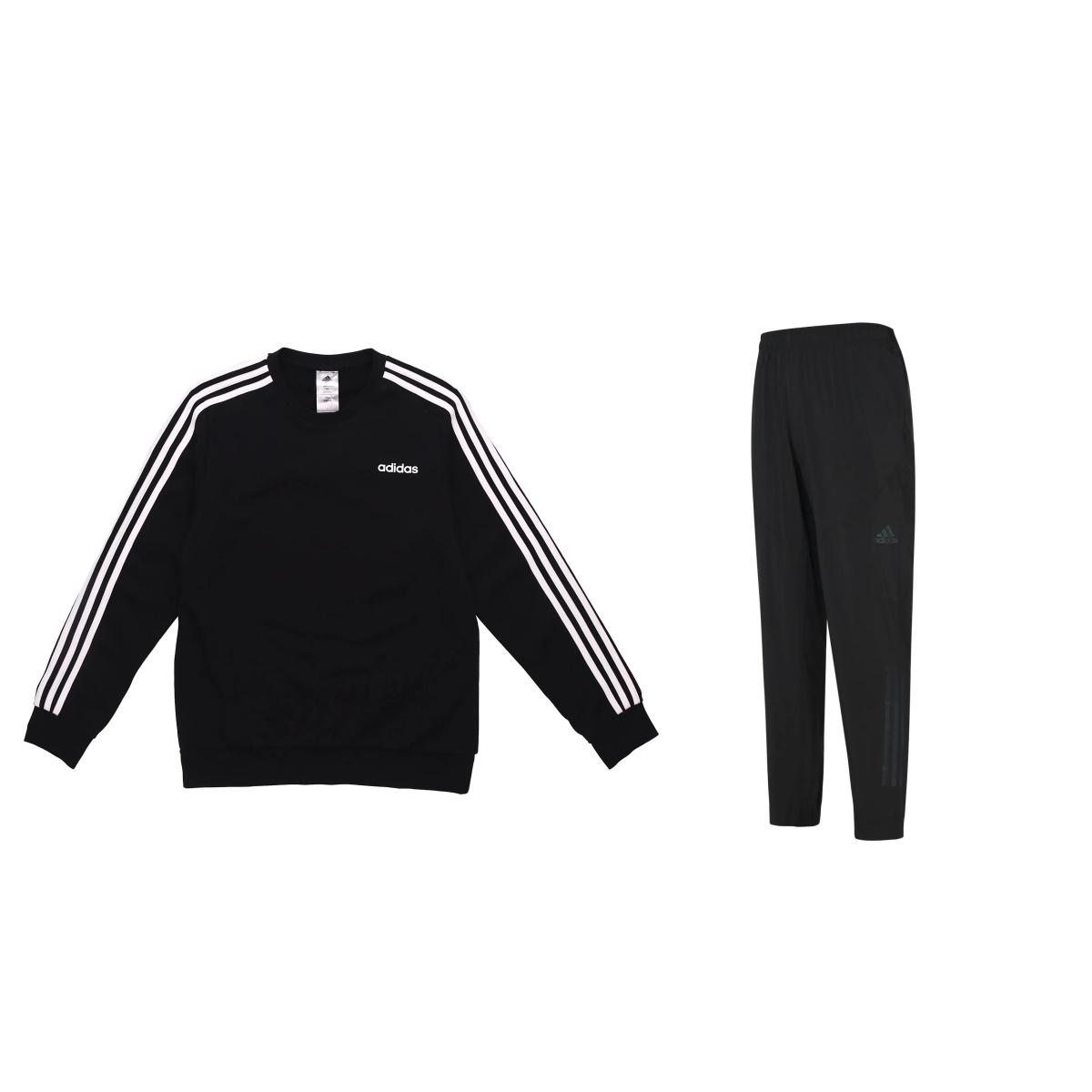 Adidas High Street Solid Color Striped Long Sleeve Crew Neck Sweatshirt Knit Long Pants Casual Sports Suit Men Sportswear Black DQ3083+CG1506 S
Adidas High Street Solid Color Striped Long Sleeve Crew Neck Sweatshirt Knit Long Pants Casual Sports Suit Men Sportswear Black DQ3083+CG1506 S