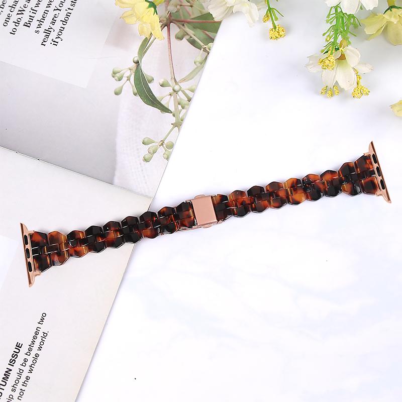 Watch Strap for Apple Watch Series 10 42mm/9 8 7 41mm/SE (2023) SE (2022) SE 6 5 4 40mm/3 2 1 38mm Resin Watch Band Quick Release Nougat
Watch Strap for Apple Watch Series 10 42mm/9 8 7 41mm/SE (2023) SE (2022) SE 6 5 4 40mm/3 2 1 38mm Resin Watch Band Quick Release Nougat