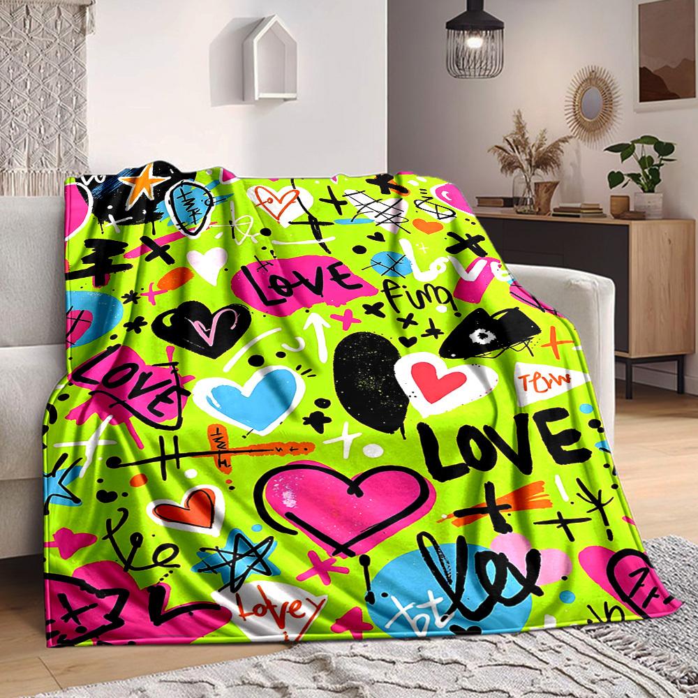 1pc Love Hearts Blanket Warm, Cozy, And Soft, Suitable for Sofas, Beds, Cars, And Office Use.Perfect for Camping And Travel, Making It a Great Gift fo 100x150cm
1pc Love Hearts Blanket Warm, Cozy, And Soft, Suitable for Sofas, Beds, Cars, And Office Use.Perfect for Camping And Travel, Making It a Great Gift fo 100x150cm