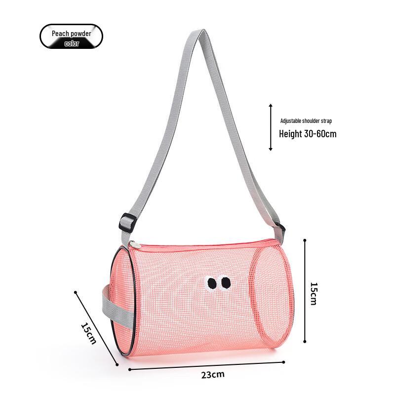 Breathable Mesh Cylindrical Travel Crossbody Bag
Breathable Mesh Cylindrical Travel Crossbody Bag