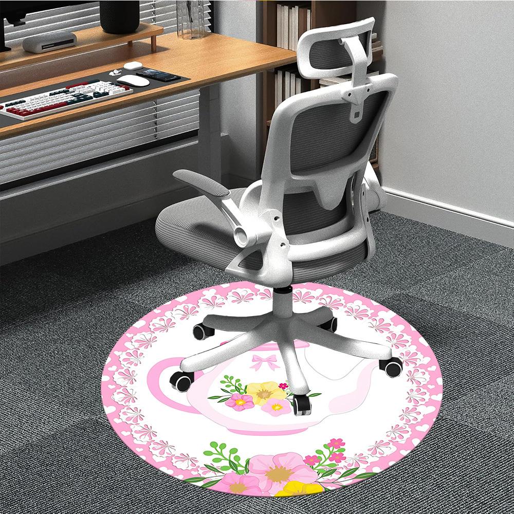 1pc TeaPot Floral Chair Carpet for Office Non Slip, Machine Washable Rug for Office, Room Holiday Decor for Christmas, Birthday Polyester 80cm
1pc TeaPot Floral Chair Carpet for Office Non Slip, Machine Washable Rug for Office, Room Holiday Decor for Christmas, Birthday Polyester 80cm