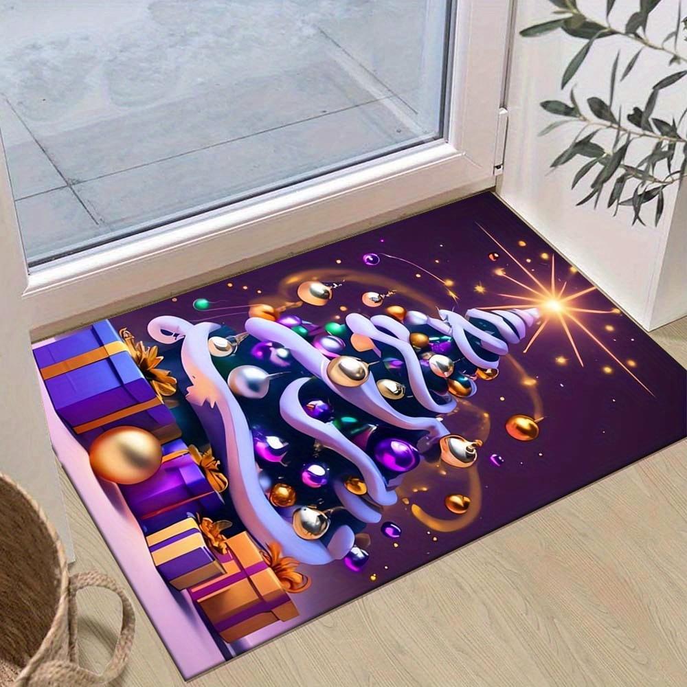 1pc Christmas Themed Rug, Colorful Christmas Tree Print, Bedside Carpet, Non slip Laundry Room Mat, Machine Washable Water Absorbing Entranc 60cm by 90cm
1pc Christmas Themed Rug, Colorful Christmas Tree Print, Bedside Carpet, Non slip Laundry Room Mat, Machine Washable Water Absorbing Entranc 60cm by 90cm