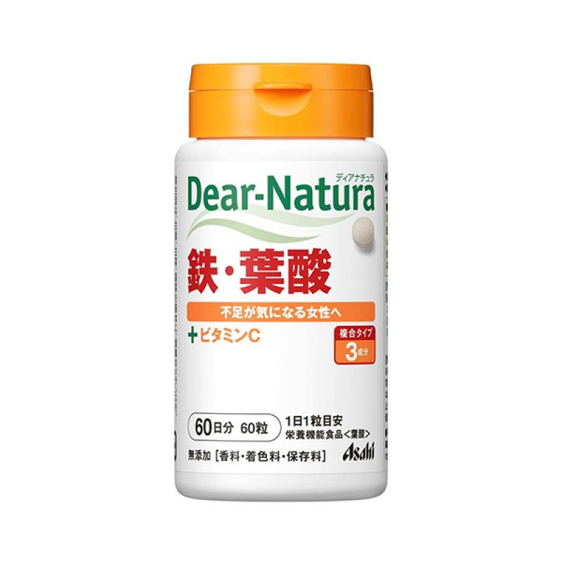 Dear Natural Iron Folic Acid 60 Tablets
Dear Natural Iron Folic Acid 60 Tablets