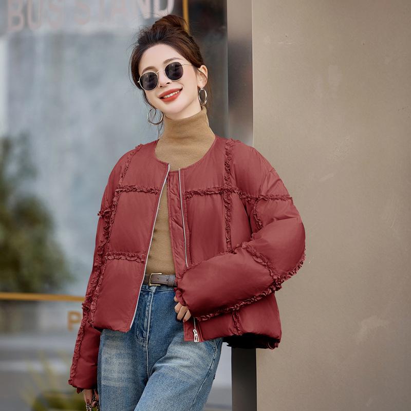 Women s Winter 2024 Ruffled Splicing Short Down Jacket - Thick Padded Coat HR230 L (115-130 jin) красный
Women s Winter 2024 Ruffled Splicing Short Down Jacket - Thick Padded Coat HR230 L (115-130 jin) красный