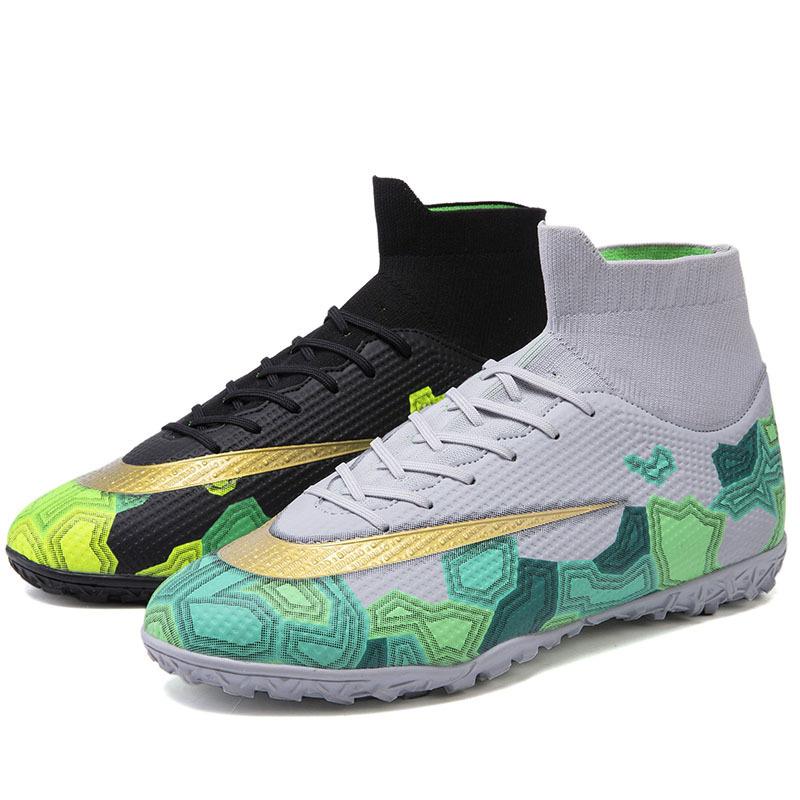 New high-top mandarin duck football shoes, broken nails, artificial turf nails, competition leather feet, campus student training shoes 45
New high-top mandarin duck football shoes, broken nails, artificial turf nails, competition leather feet, campus student training shoes 45