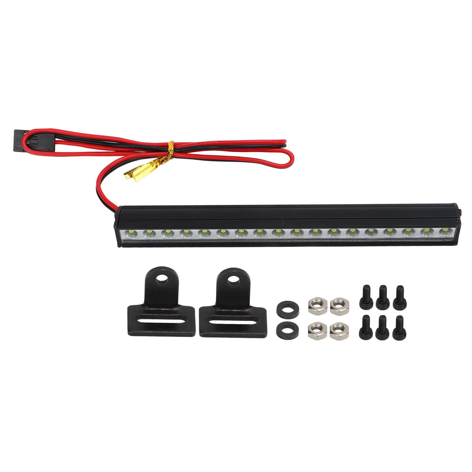 RC Car Roof Lamp 18 LEDs White Light Universal Aluminium Alloy Shell RC Car Light Bar for 18 110
RC Car Roof Lamp 18 LEDs White Light Universal Aluminium Alloy Shell RC Car Light Bar for 18 110
