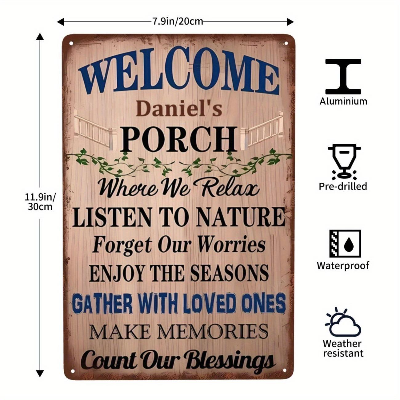 1pc Personalized Aluminum Welcome Sign Custom Wall Decor for Home Bar Pub Cafe белый
1pc Personalized Aluminum Welcome Sign Custom Wall Decor for Home Bar Pub Cafe белый